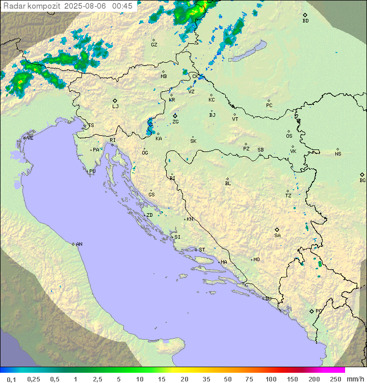 Padavine Hrvaška