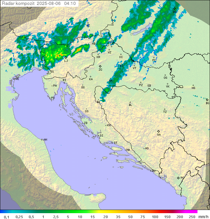 Padavine Hrvaška