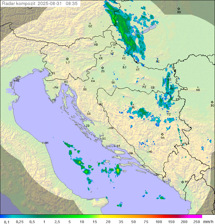 Padavine Hrvaška