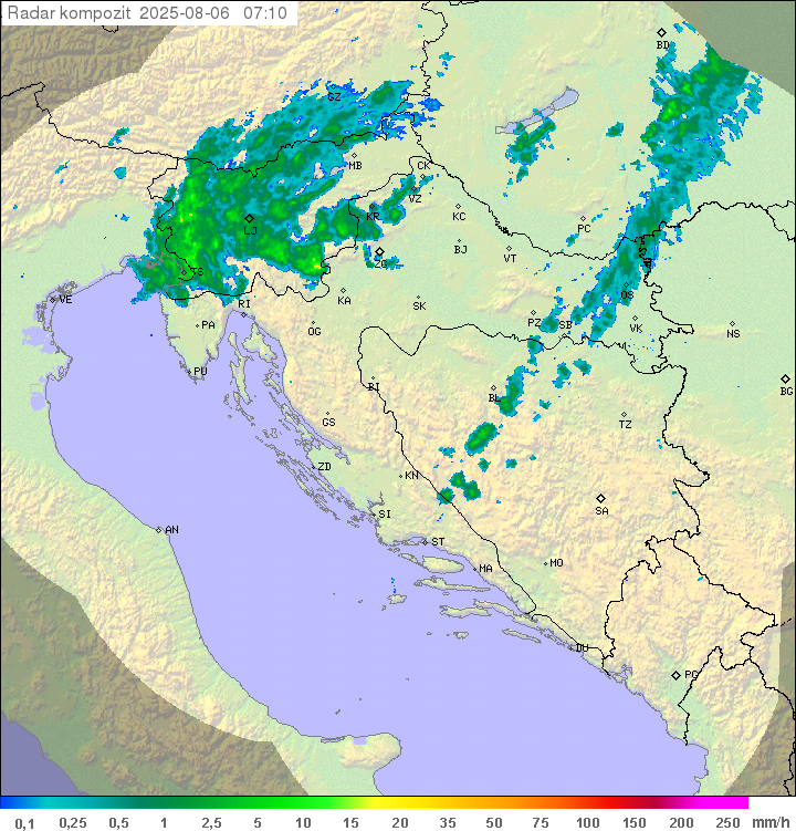 Padavine Hrvaška