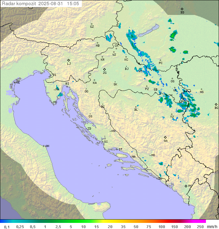 Padavine Hrvaška