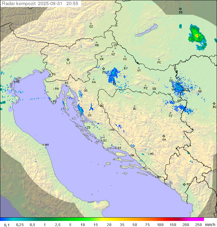 Padavine Hrvaška