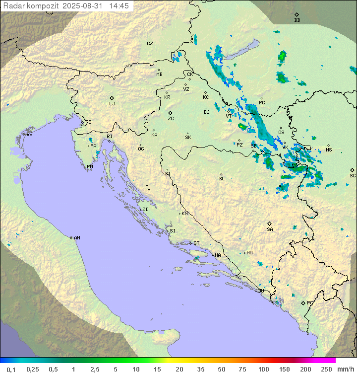 Padavine Hrvaška