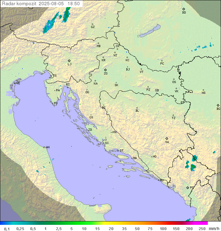Padavine Hrvaška