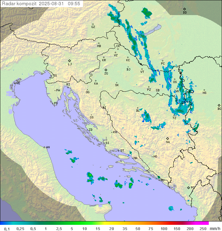 Padavine Hrvaška