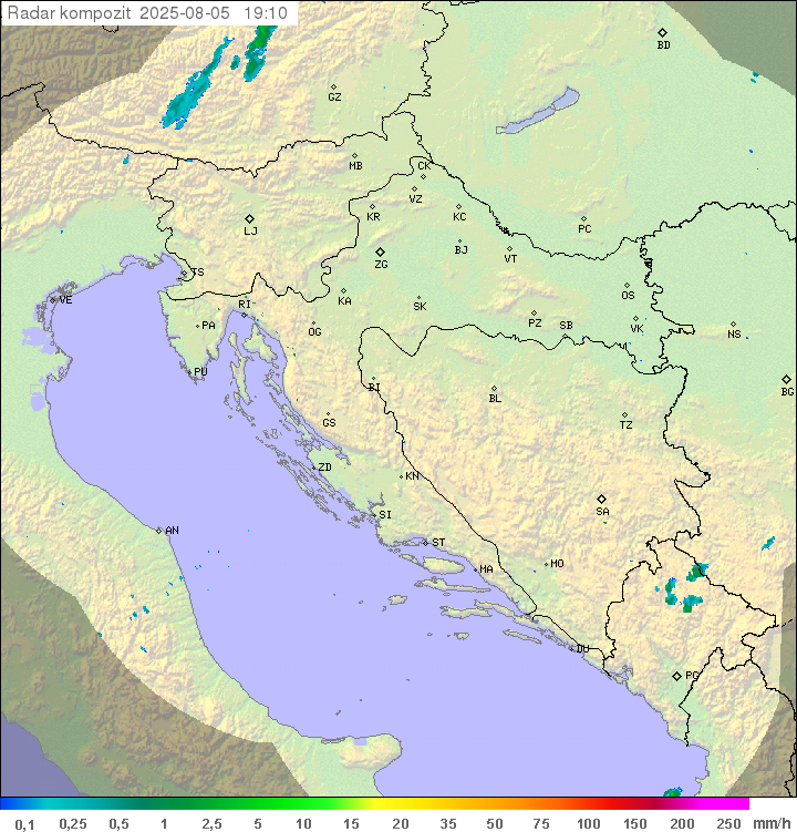 Padavine Hrvaška