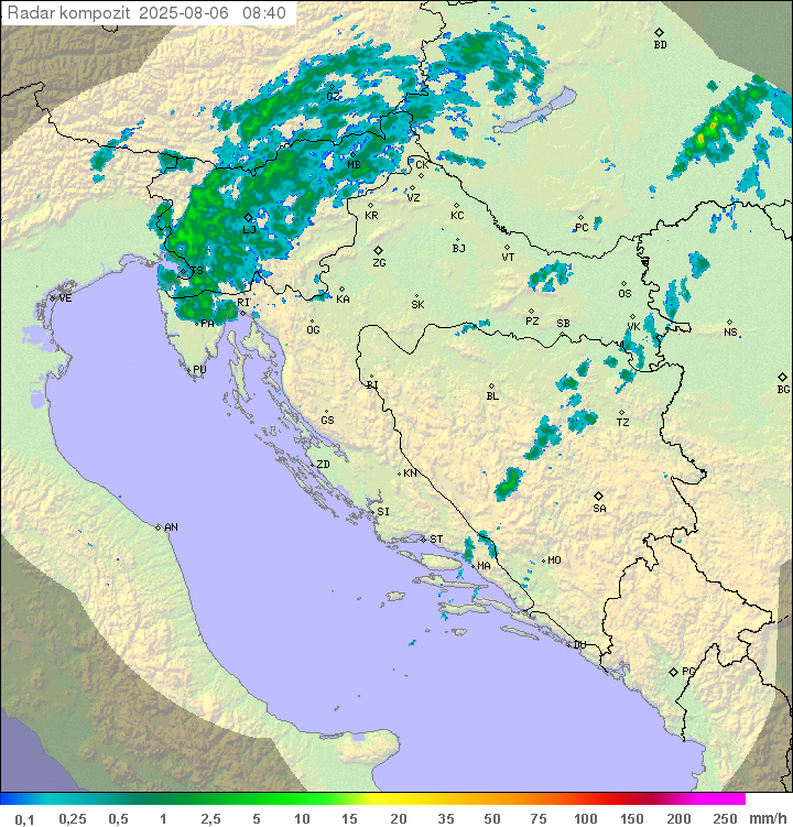 Padavine Hrvaška