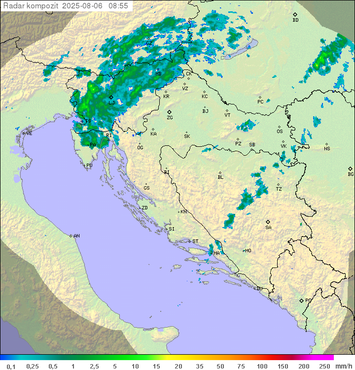 Padavine Hrvaška