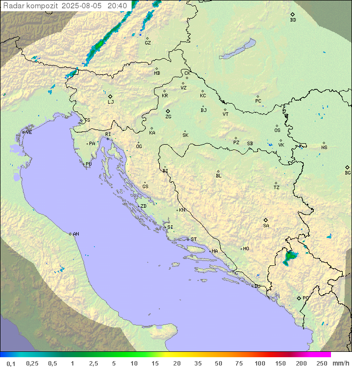 Padavine Hrvaška