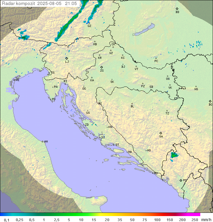 Padavine Hrvaška