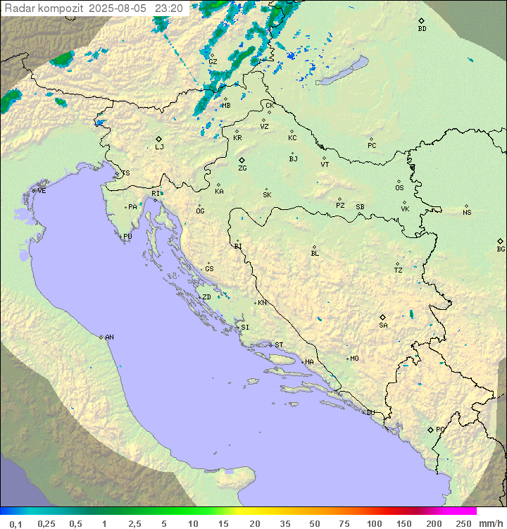 Padavine Hrvaška
