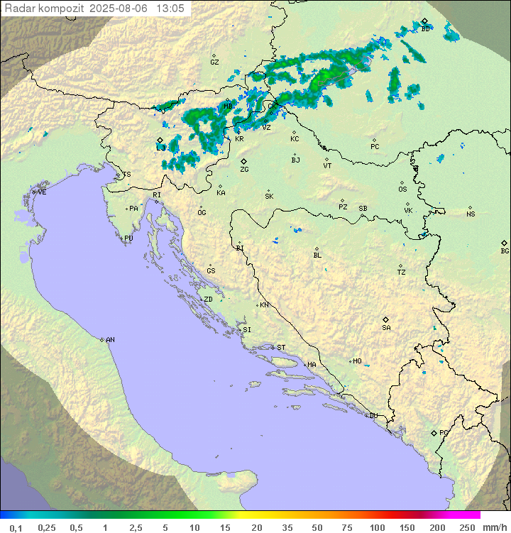 Padavine Hrvaška