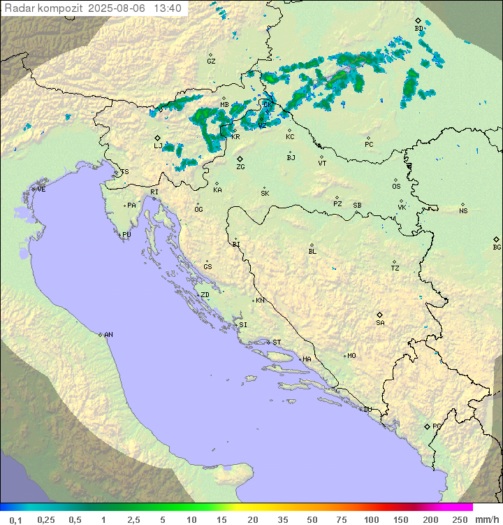 Padavine Hrvaška