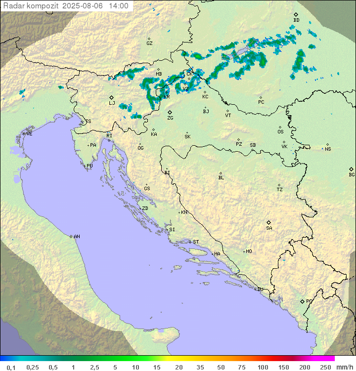 Padavine Hrvaška