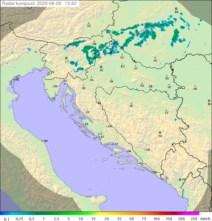 Padavine Hrvaška