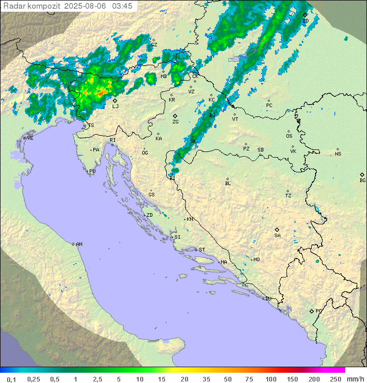Padavine Hrvaška