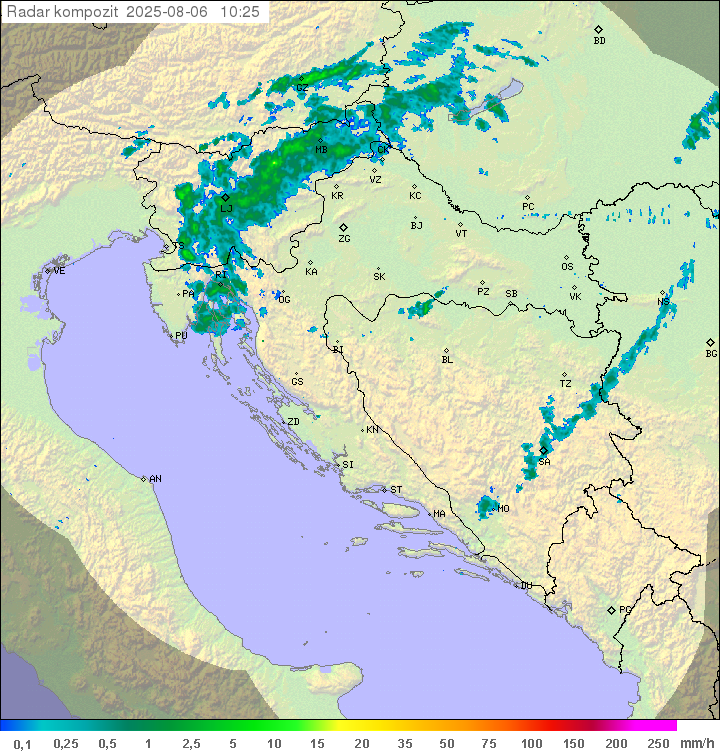 Padavine Hrvaška