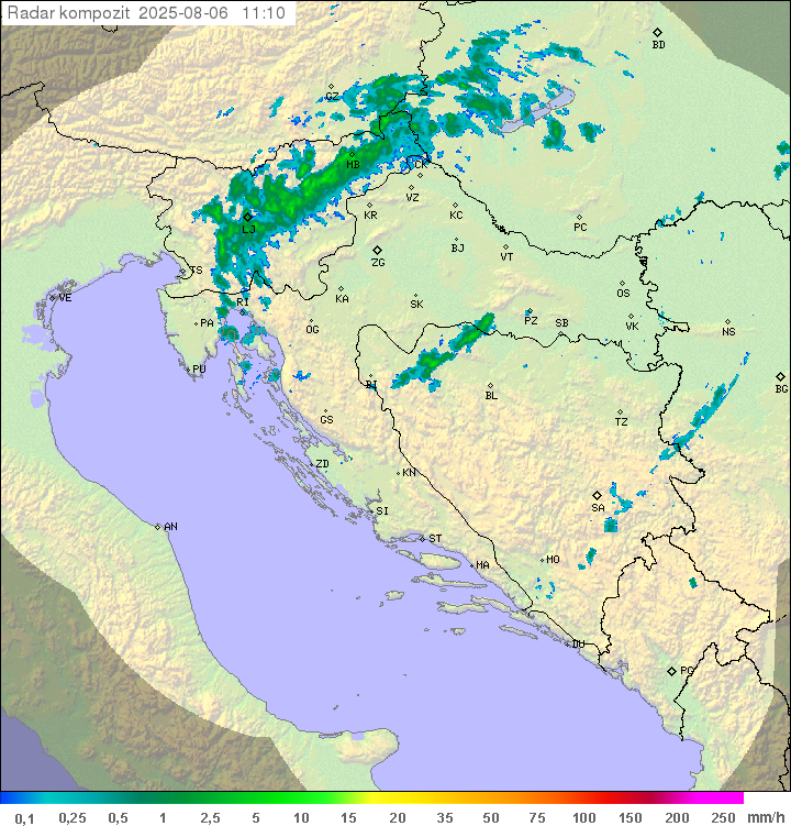 Padavine Hrvaška