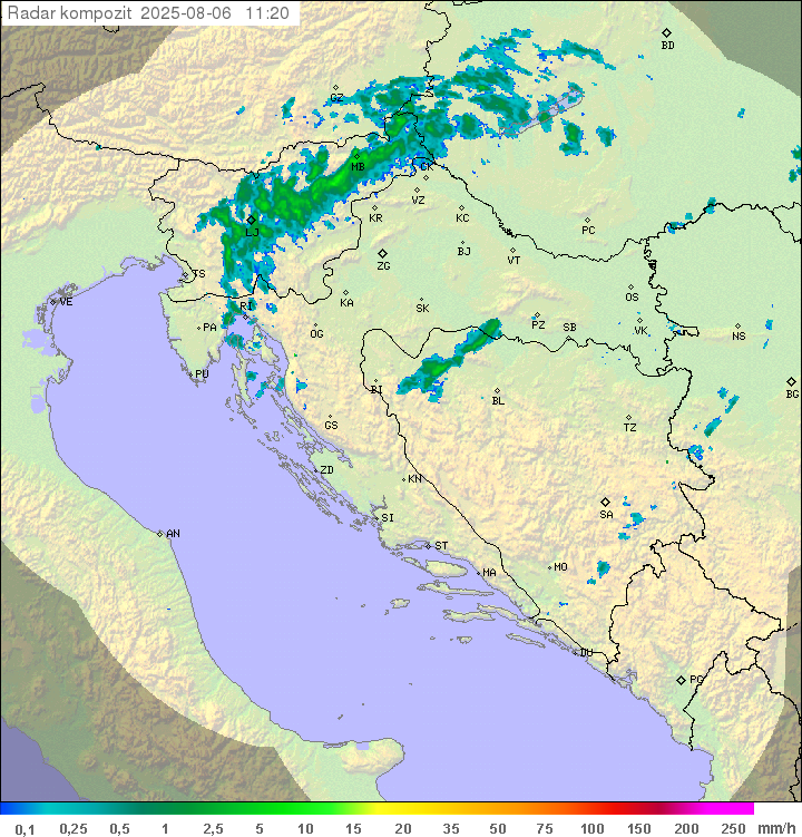Padavine Hrvaška