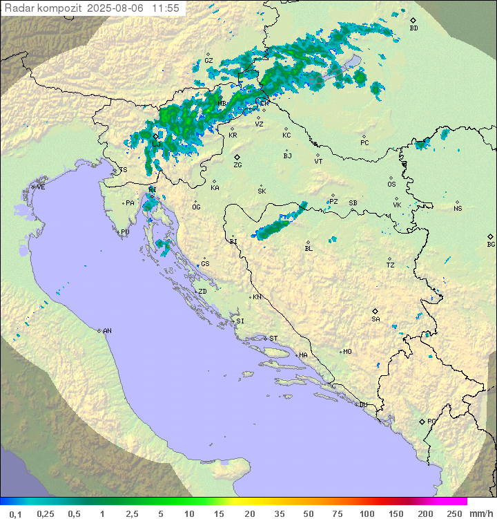 Padavine Hrvaška