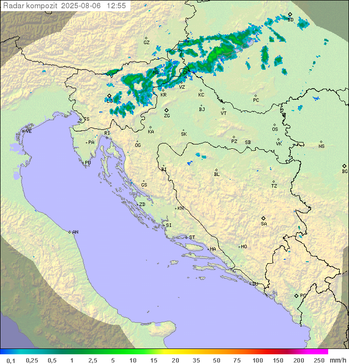 Padavine Hrvaška