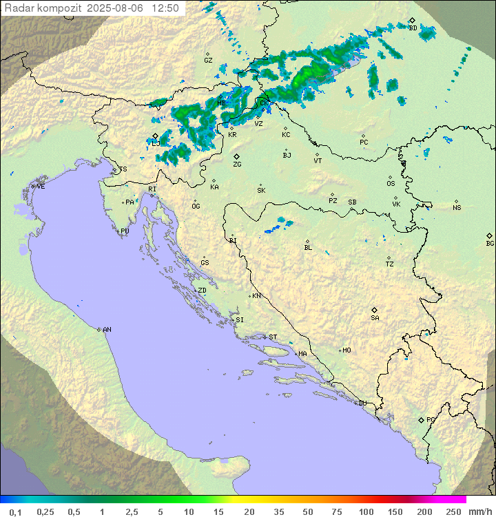 Padavine Hrvaška