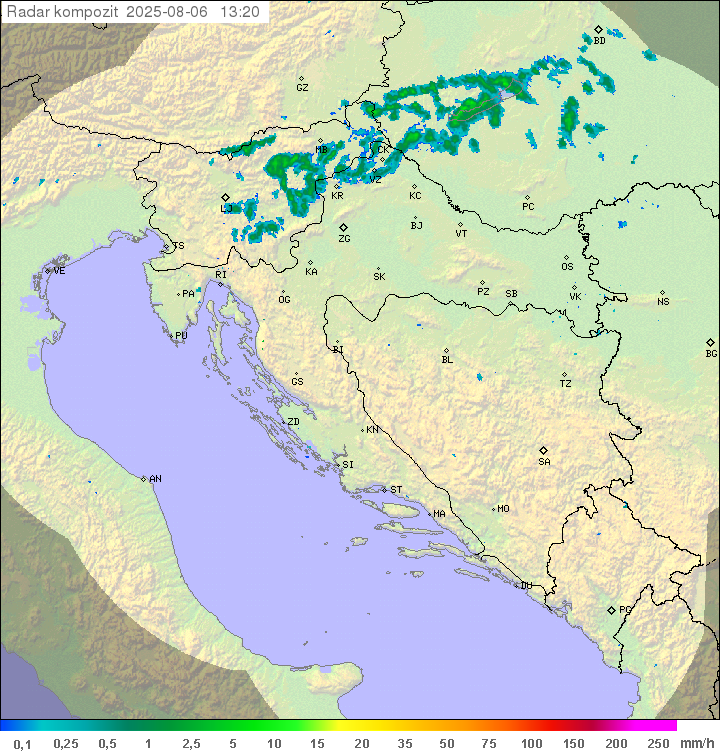 Padavine Hrvaška