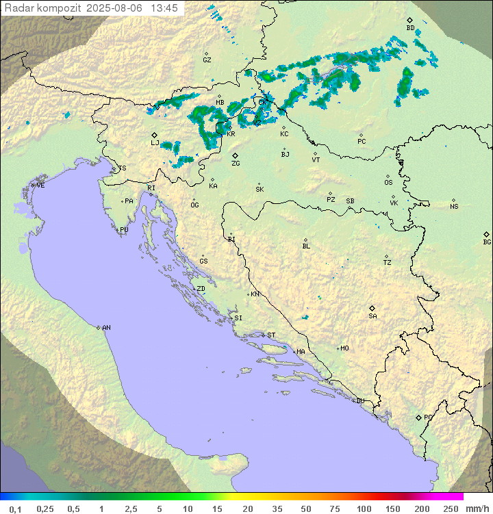 Padavine Hrvaška