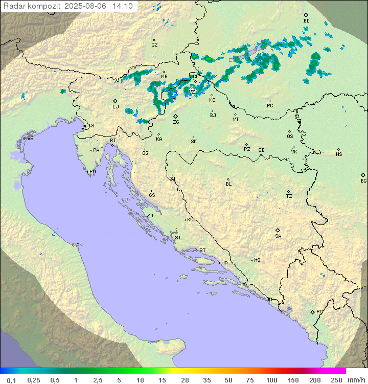 Padavine Hrvaška