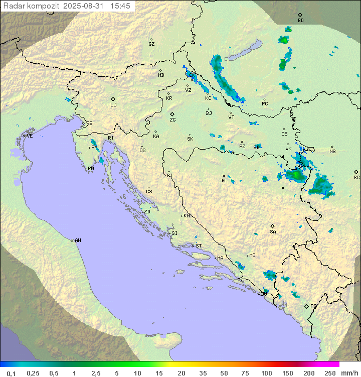 Padavine Hrvaška