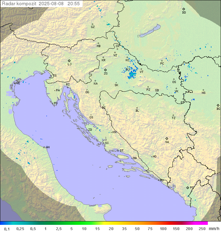 Padavine Hrvaška