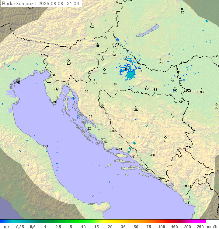 Padavine Hrvaška