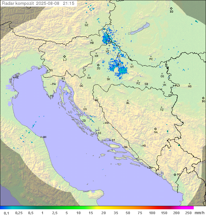 Padavine Hrvaška