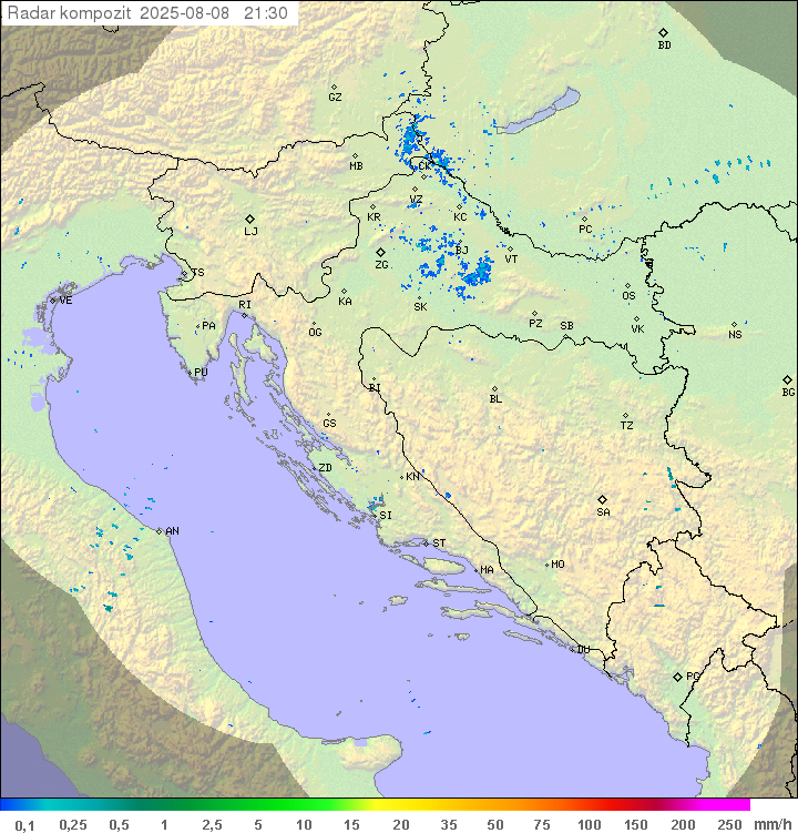 Padavine Hrvaška