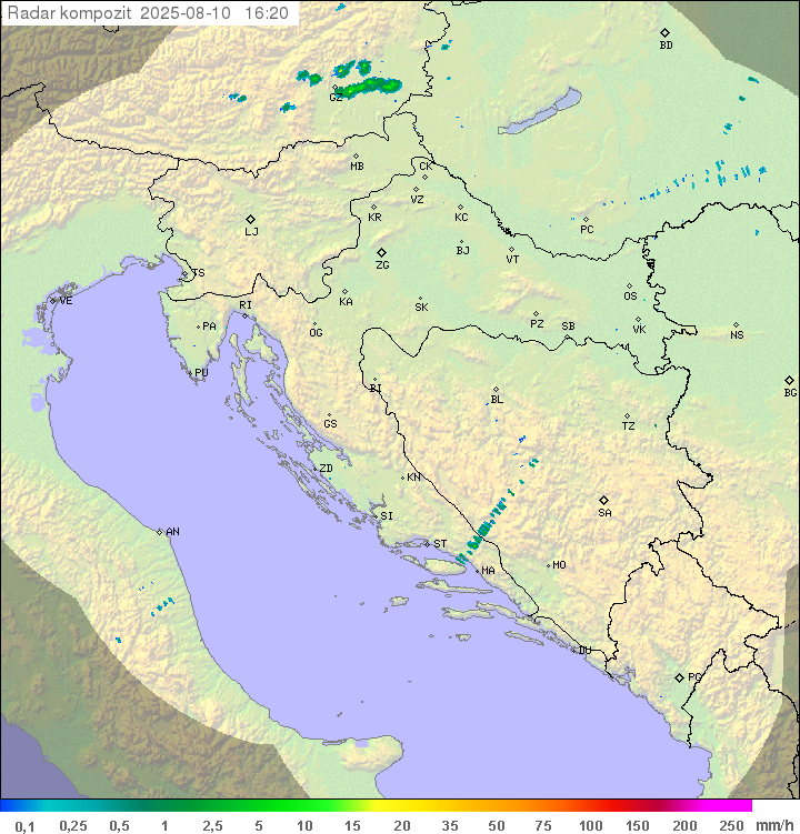 Padavine Hrvaška