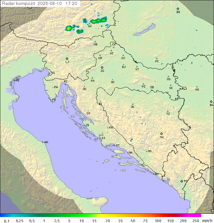 Padavine Hrvaška