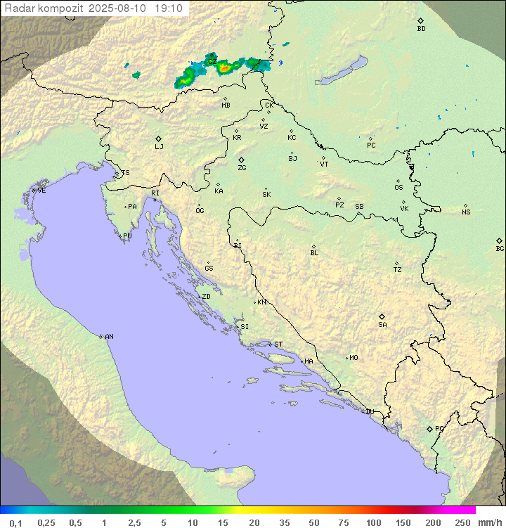 Padavine Hrvaška