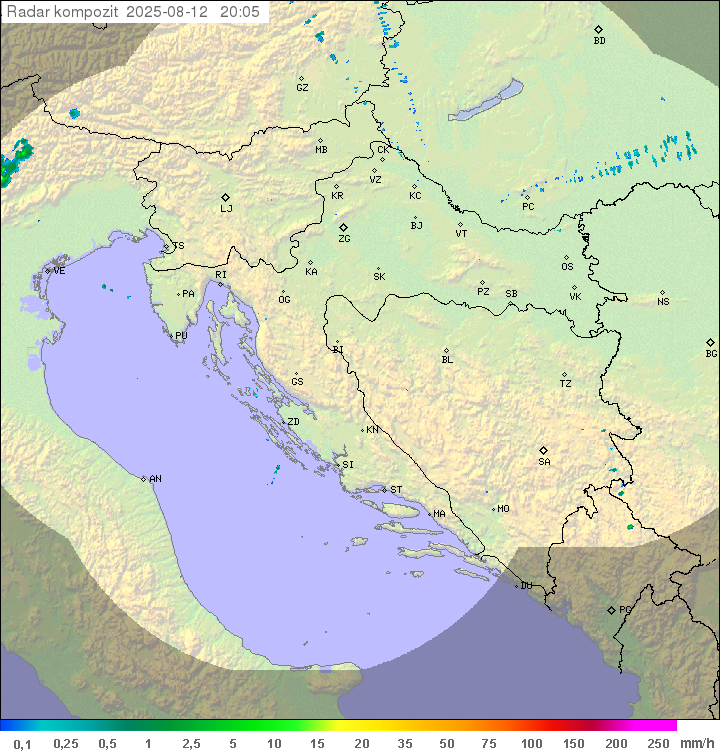 Padavine Hrvaška