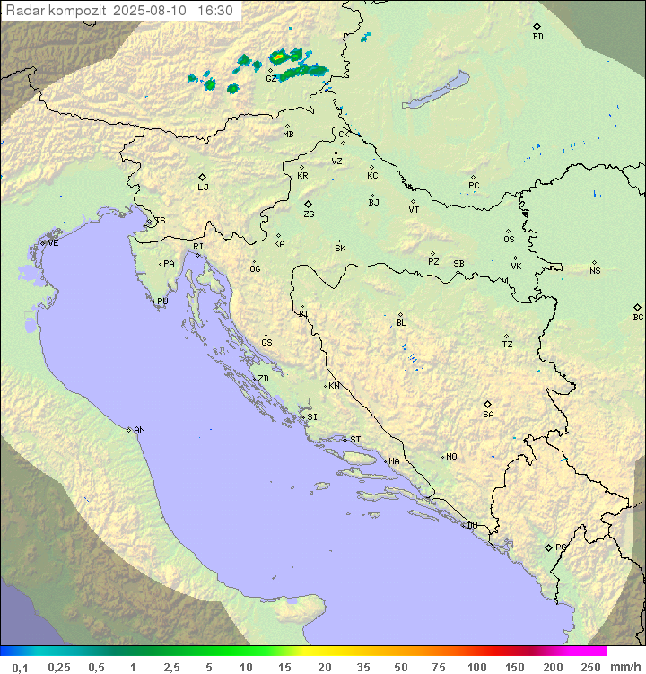 Padavine Hrvaška