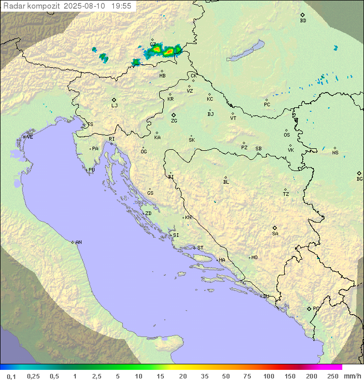 Padavine Hrvaška