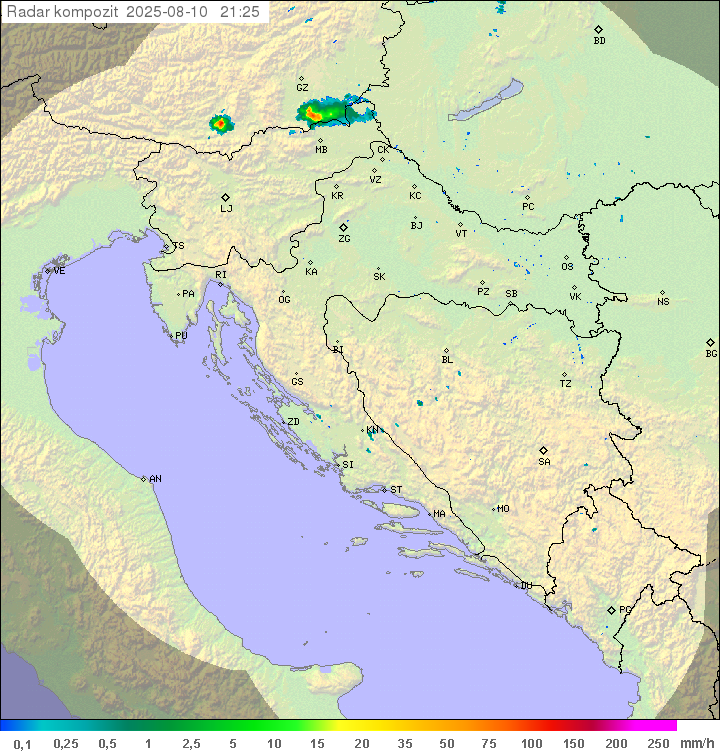 Padavine Hrvaška