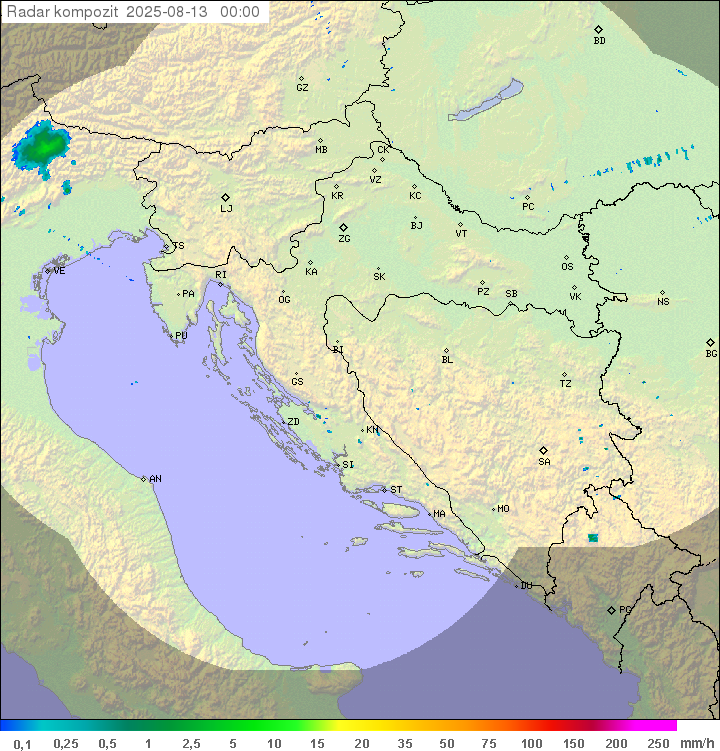 Padavine Hrvaška