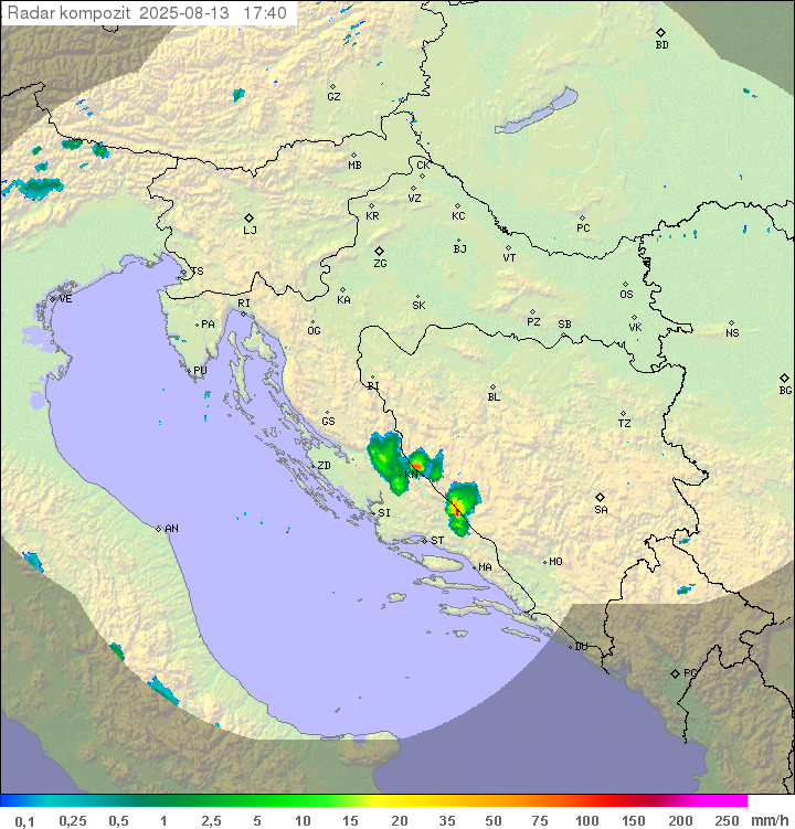 Padavine Hrvaška