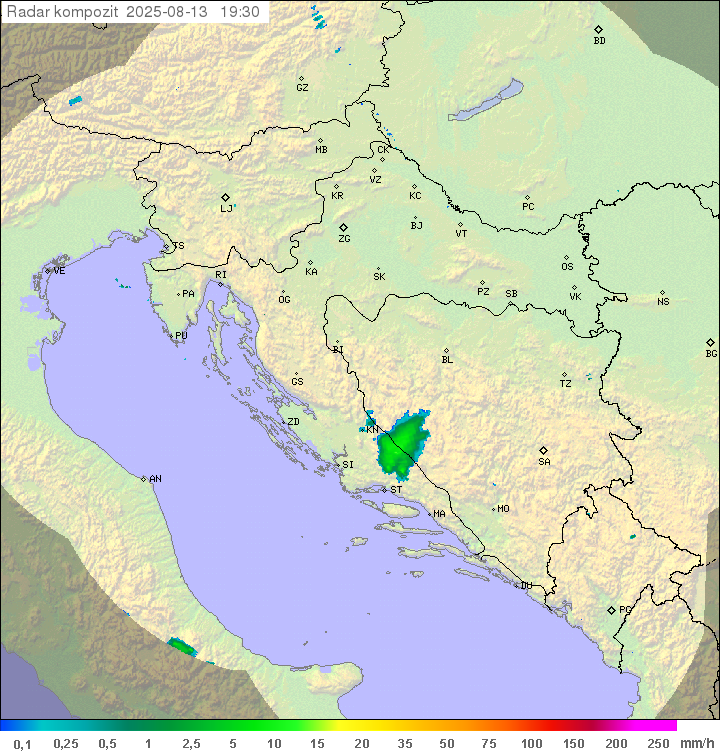 Padavine Hrvaška