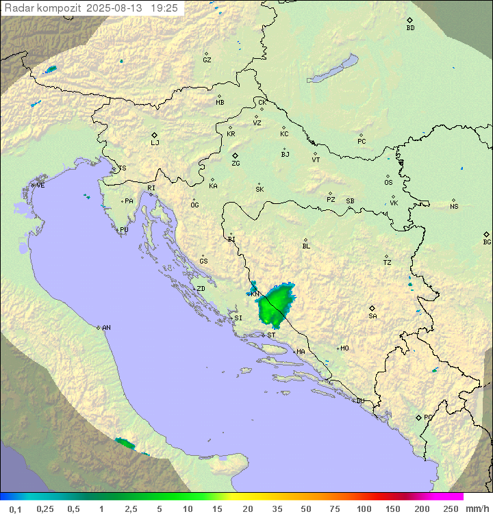 Padavine Hrvaška
