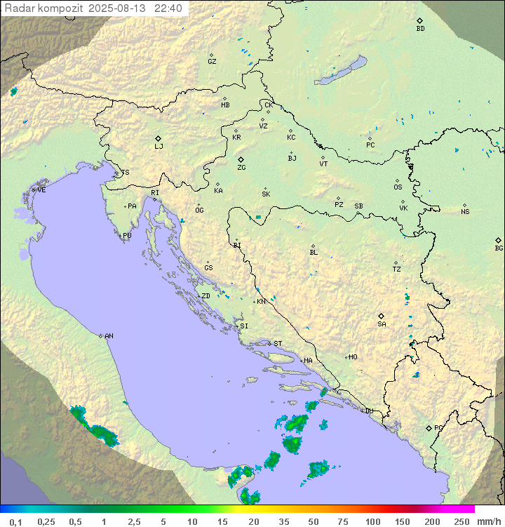 Padavine Hrvaška