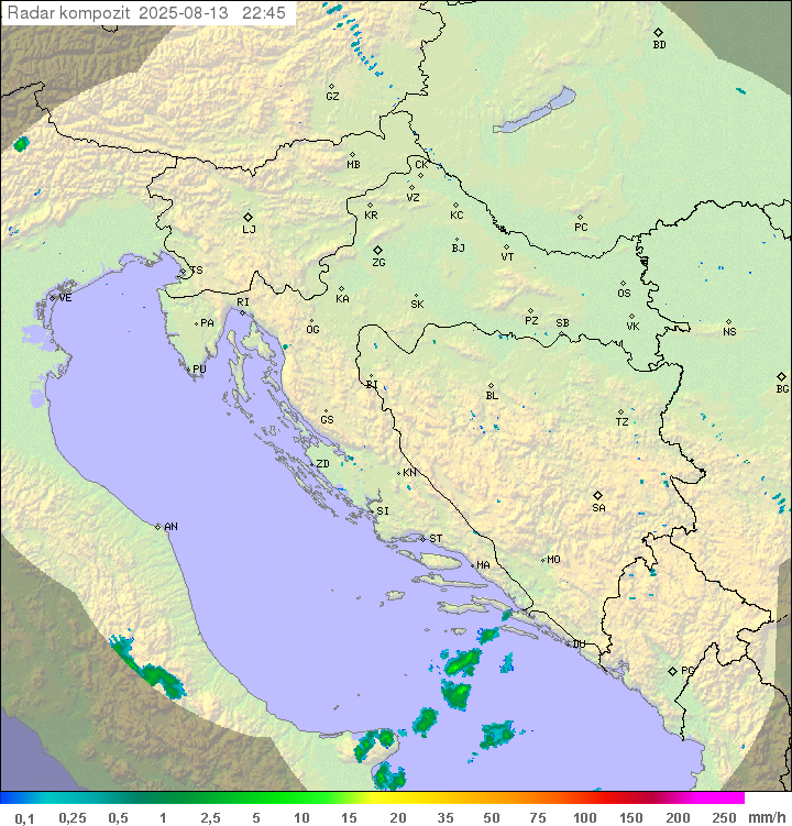 Padavine Hrvaška