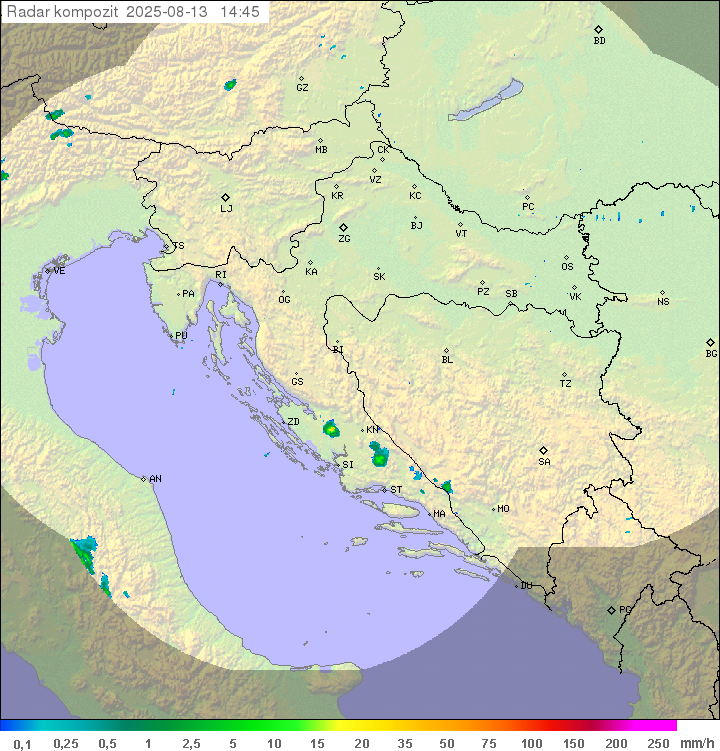 Padavine Hrvaška