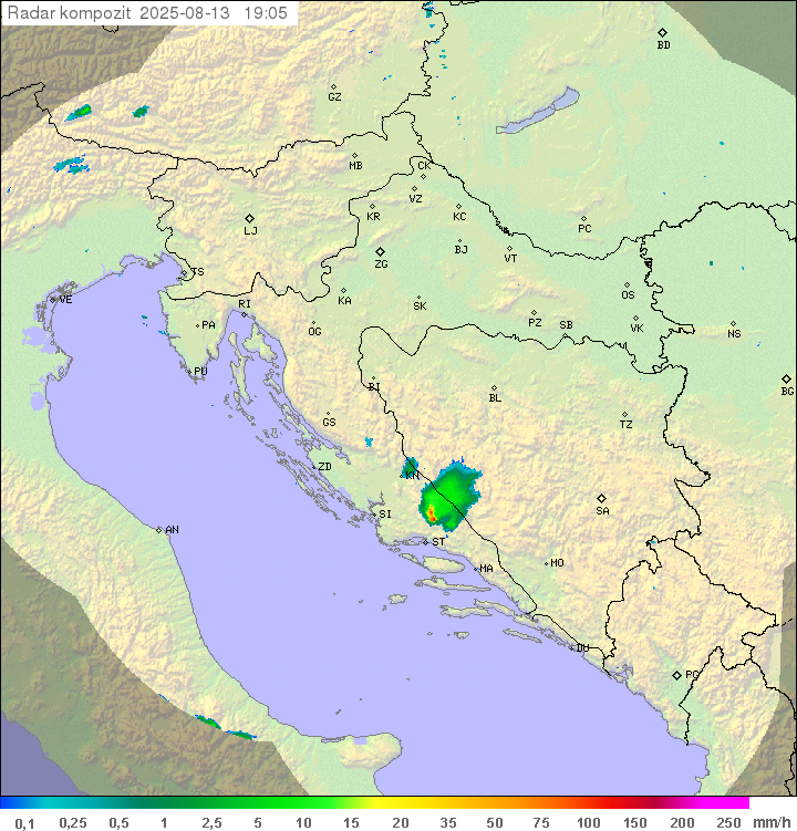 Padavine Hrvaška