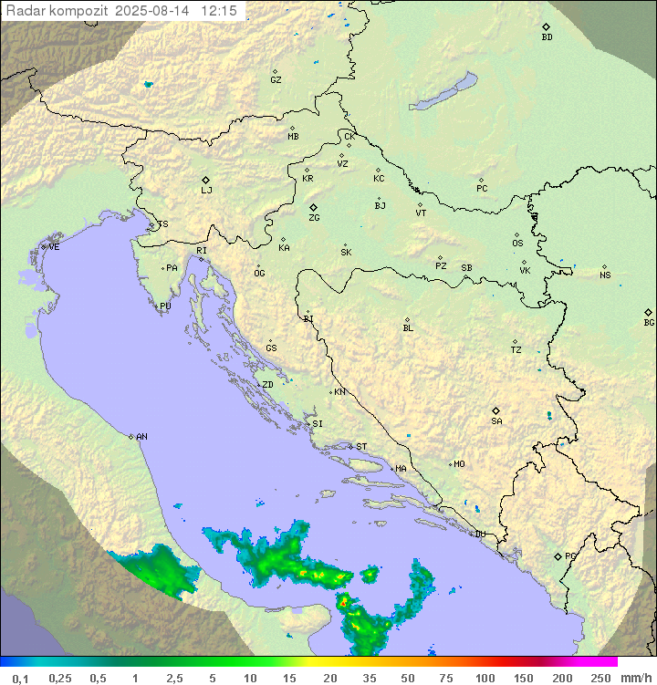 Padavine Hrvaška